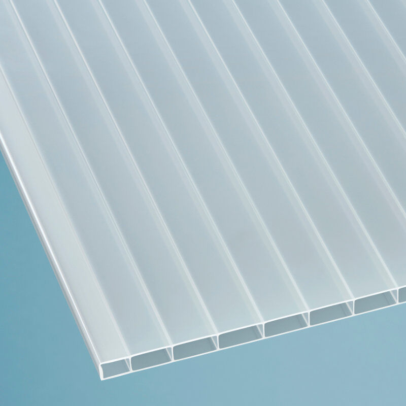 Doppelstegplatte Acrylglas | 16 mm | Breite 1200 mm | opal-weiß 1 Doppelstegplatte Acrylglas | 16 mm | Breite 1200 mm | opal-weiß