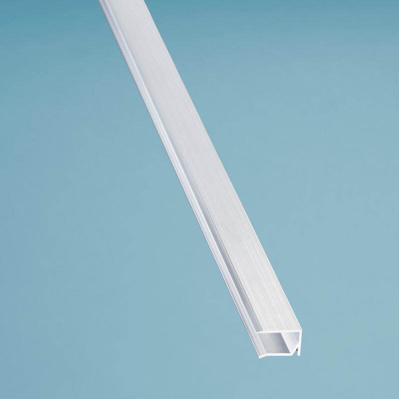 Alu Abschlussprofil | Kantenschutz mit Tropfnase | für Plattenstärke 10 mm | pressblank 1 Alu Abschlussprofil | Kantenschutz mit Tropfnase | für Plattenstärke 10 mm | pressblank