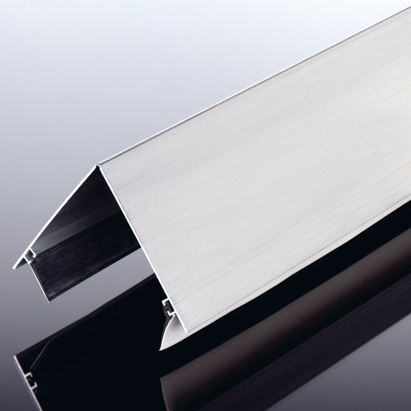 Alu-Firstprofil pressblank 125 mm inklusive Dichtung Neigungswinkel verstellbar 1 Alu-Firstprofil pressblank 125 mm inklusive Dichtung Neigungswinkel verstellbar