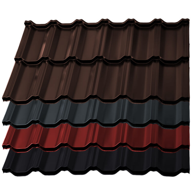 Pfannenmodul German Simetric | 0,60 mm | Aluminium | Modullänge 350 mm | 25 µm Stucco 1 Pfannenmodul German Simetric | 0,60 mm | Aluminium | Modullänge 350 mm | 25 µm Stucco