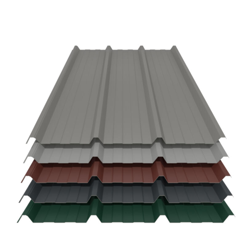 Trapezblech 45/333 | Dach | 0,70 mm | Aluminium | 25 µm Polyester 1 Trapezblech 45/333 | Dach | 0,70 mm | Aluminium | 25 µm Polyester