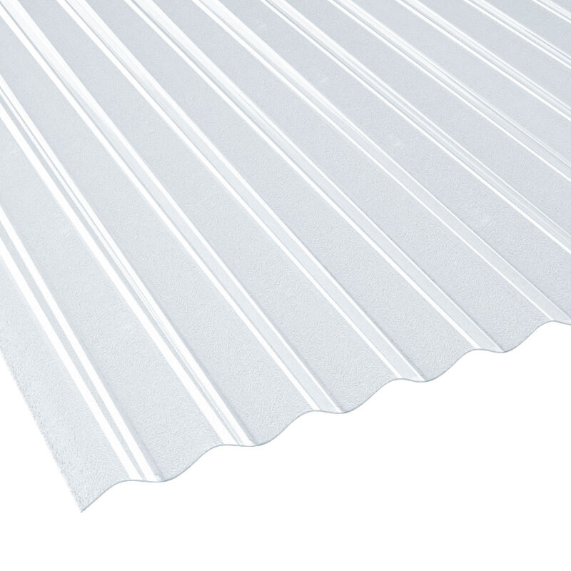 Lichtplatte PVC | BioLine | Wellplatte | 76/18 | 1,9 mm | Breite 900 mm | Frost | glasklar 1 Lichtplatte PVC | BioLine | Wellplatte | 76/18 | 1,9 mm | Breite 900 mm | Frost | glasklar