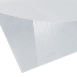 Doppelstegplatte Polycarbonat | 4,5 mm | Breite 1050 mm | glasklar