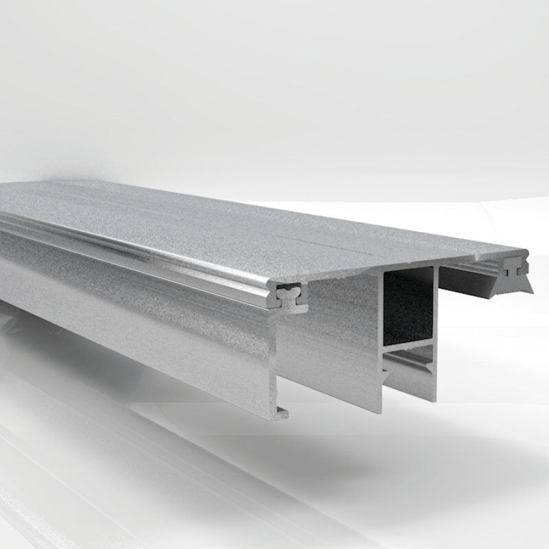 DUO Rand/Ober Verlegeprofil Aluminium | für Auflagenband 1 DUO Rand/Ober Verlegeprofil Aluminium | für Auflagenband