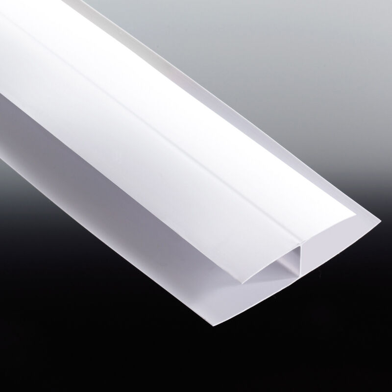 H Leiste weiß für 10 mm PVC Paneele Länge 3,00 m 1 H Leiste weiß für 10 mm PVC Paneele Länge 3,00 m