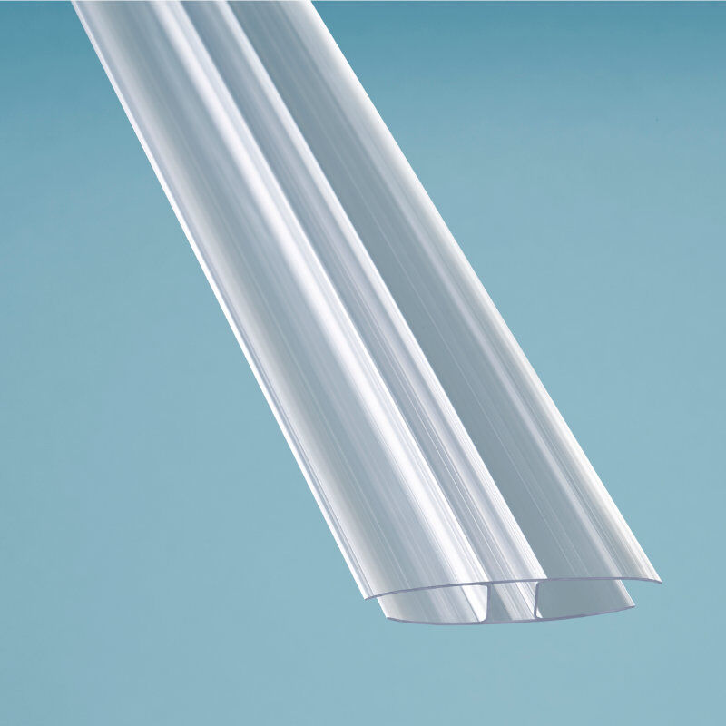 H-Profil aus transparentem Polycarbonat 1 H-Profil aus transparentem Polycarbonat