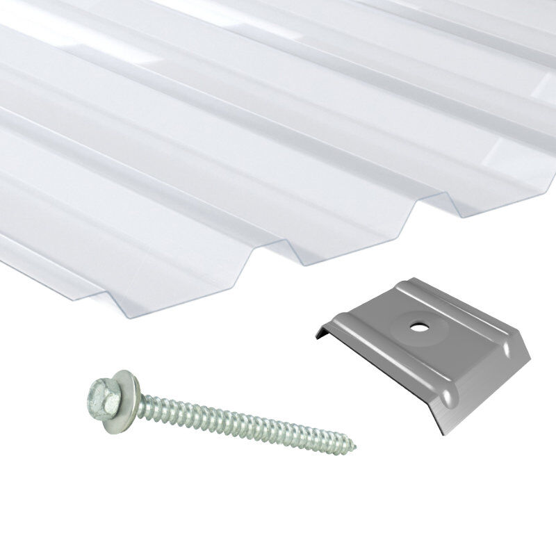 Terrassendach-Set | PVC | BioLine | Spundwand | 35/207 | 1,5 mm | klarbläulich 1 Terrassendach-Set | PVC | BioLine | Spundwand | 35/207 | 1,5 mm | klarbläulich