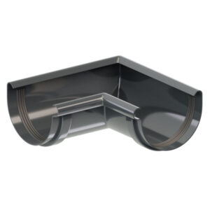 PVC Dachrinnen Innenecke 90° | Ø 130 mm