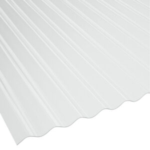 Lichtplatte PVC | BioLine | Wellplatte | 76/18 | 1,4 mm | Breite 900 mm | glasklar