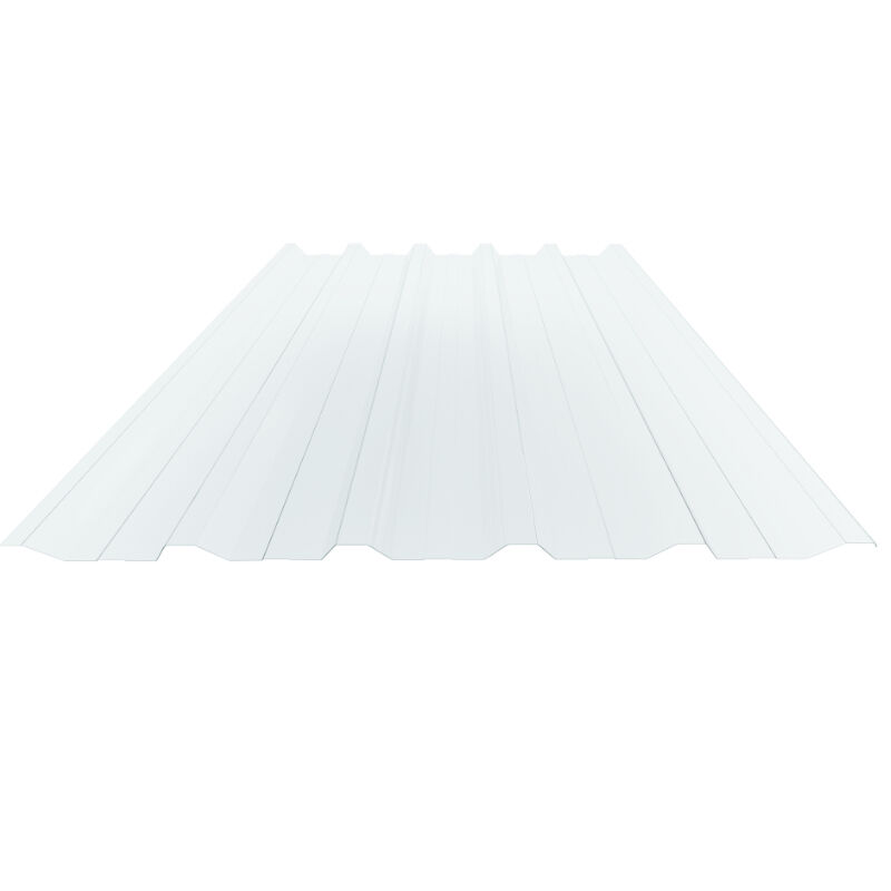 Lichtplatte Polycarbonat | Spundwand | T35+ | 1 mm | Breite 1085 mm | glasklar 1 Lichtplatte Polycarbonat | Spundwand | T35+ | 1 mm | Breite 1085 mm | glasklar