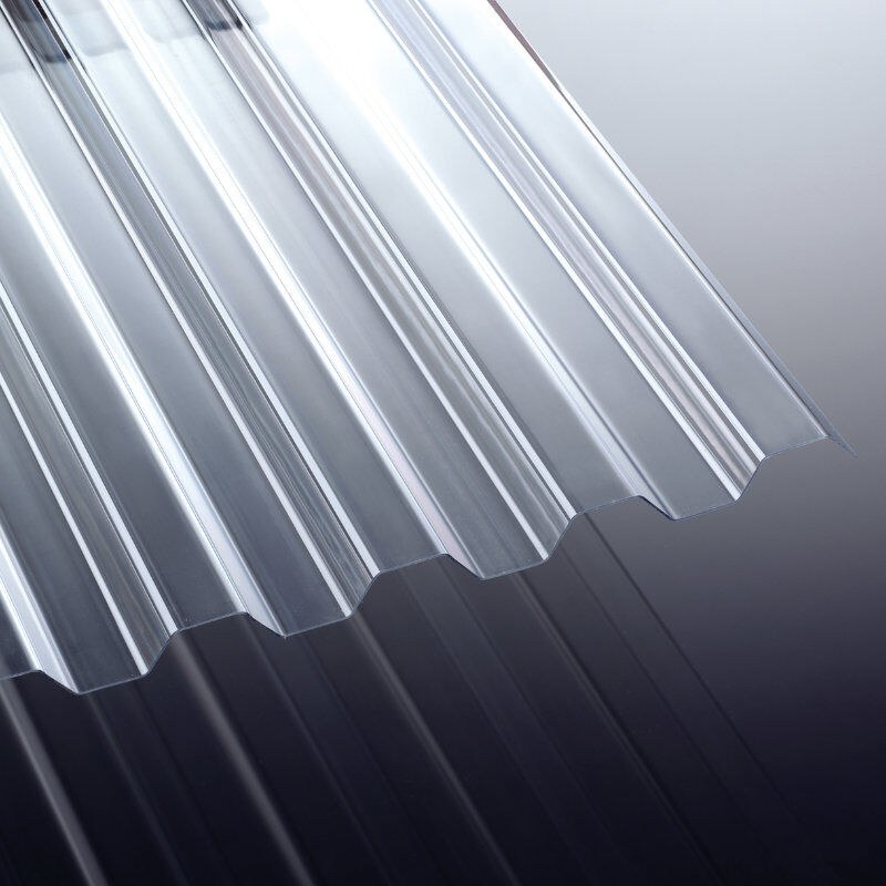 Lichtplatte Polycarbonat | Tejemacro | Spundwand | 76/18 | 1,5 mm | Breite 1115 mm | glasklar 1 Lichtplatte Polycarbonat | Tejemacro | Spundwand | 76/18 | 1,5 mm | Breite 1115 mm | glasklar