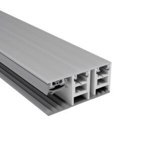 Mendiger Rand Schraubprofil Aluminium | Breite 60 mm | Pressblank