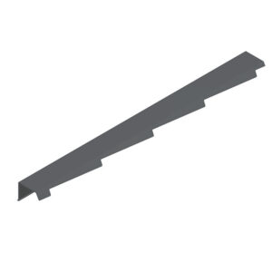 Aluminium Ortgangblech | für Kuga Line | 10 x 10 x 100 x 120 x 42 mm | Länge 1550 mm