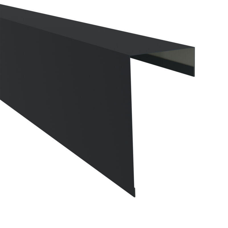 Ortgangblech | für Stehfalz Panel | verschiedene Maße | Länge 2000 mm 1 Ortgangblech | für Stehfalz Panel | verschiedene Maße | Länge 2000 mm