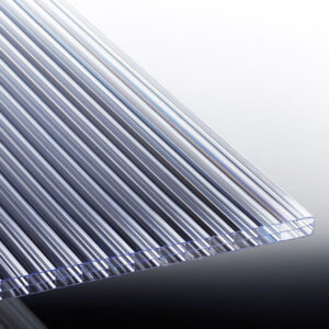 Stegplatte Polycarbonat | Polyclear | 16 mm | Breite 1200 mm | glasklar