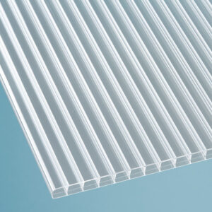 Stegplatte Polycarbonat | blueline | 16 mm | Breite 980 mm | glasklar