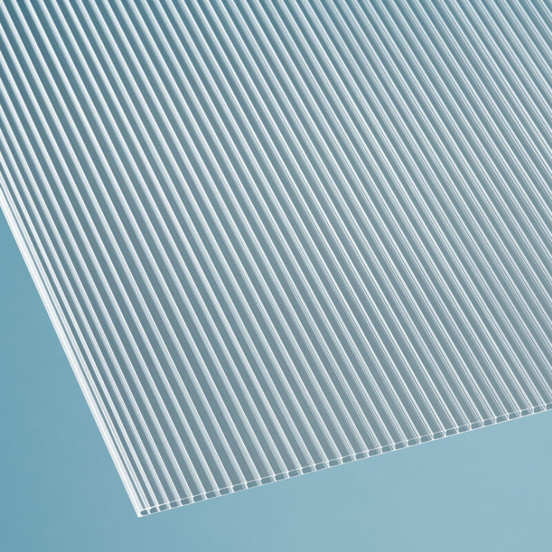 Doppelstegplatte Polycarbonat | 4,5 mm | glasklar 1 Doppelstegplatte Polycarbonat | 4,5 mm | glasklar