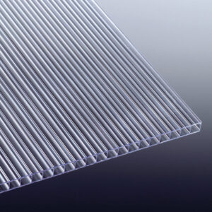 Doppelstegplatte Polycarbonat | Mini | 10 mm | Breite 1050 mm | glasklar