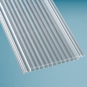 Stegplatte Polycarbonat | Clickpaneel | 16 mm | Breite 230 mm | glasklar