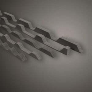 Profilfüller Set (First und Traufe) für Trapezbleche / Lichtplatten / Pfannenbleche
