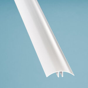 PVC Klemmdeckel Oberteil, Breite 61 mm Höhe 14 mm