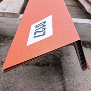 Pultabschluss | 3,15 m Länge | Kupferbraun ( RAL 8004 )