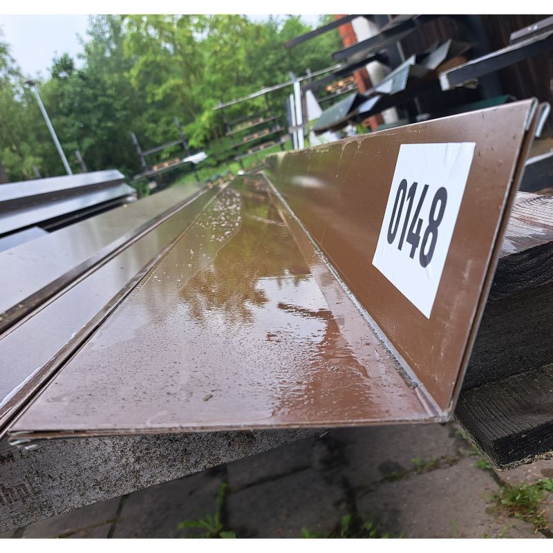 Wandanschluss | 3,20 m Länge | Sepiabraun ( RAL 8014 ) 1 Wandanschluss | 3,20 m Länge | Sepiabraun ( RAL 8014 )