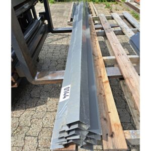 Firstblech | Aluminium | 2,50 m Länge | Graualuminium ( RAL 9007 )