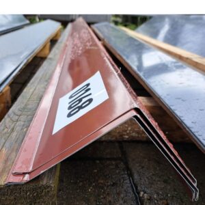Ortgang | Aluminium | 2,50 m Länge | Rotbraun ( RAL 8012 )