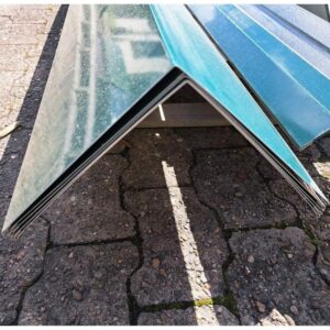 Winkelblech | Aluminium | 3,30 m Länge | Moosgrün ( RAL 6005 )
