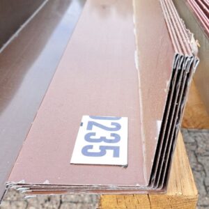 Winkelblech | 2,00 m Länge | Nussbraun ( RAL 8011 )