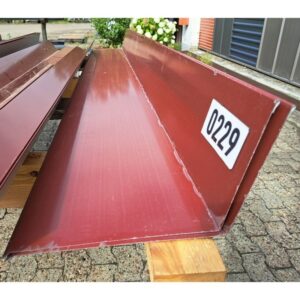 Wandanschluss | 2,00 m Länge | Rotbraun ( RAL 8012 )