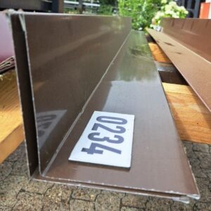 Winkelblech | 2,00 m Länge | Sepiabraun ( RAL 8014 )