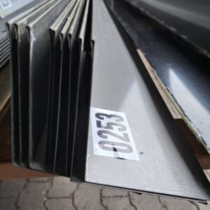 Winkelblech | 2,00 m Länge | Graualuminium ( RAL 9007 )
