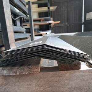 Firstblech | 2,00 m Länge | Tiefschwarz ( RAL 9005 )