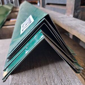 Pultabschluss | Aluminium | 2,00 m Länge | Moosgrün ( RAL 6005 )