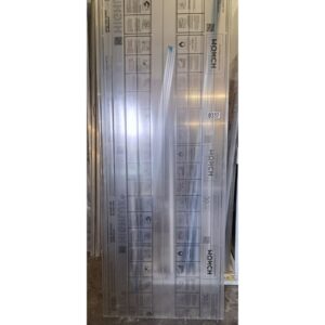 Doppelstegplatte Acrylglas | 16 mm | Breite 980 mm | Länge 2,5 m | klar
