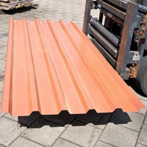 Trapezblech 35/207 | Dach | 2,50 m Länge | Kupferbraun ( RAL 8004 )