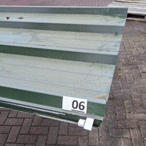 Trapezblech 45/333 | Dach | 2,50 m Länge | Chromoxidgrün ( RAL 6020 )