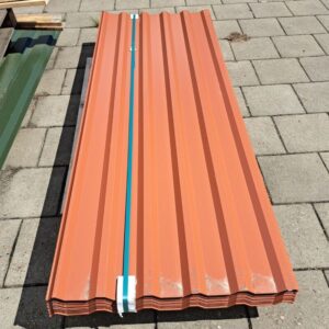 Trapezblech 20/138 ECO | Dach | 2,00 m Plattenlänge | Kupferbraun ( RAL 8004 )