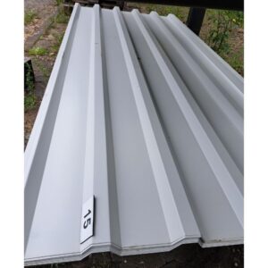 Trapezblech 35/207 | Dach | 2,50 m Länge | Grauweiß ( RAL 9002 )