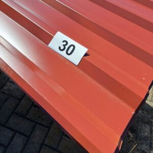 Trapezblech 20/138 | Dach | Anti-Tropf 1000 g/m² | 4 Stück | 3,00 m Länge | Rotbraun ( RAL 8012 )
