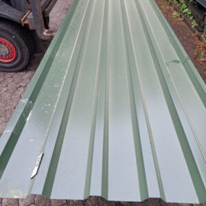 Trapezblech 35/207 | Dach | 5 Stück | 4,80 m Länge | Chromoxidgrün ( RAL 6020 )