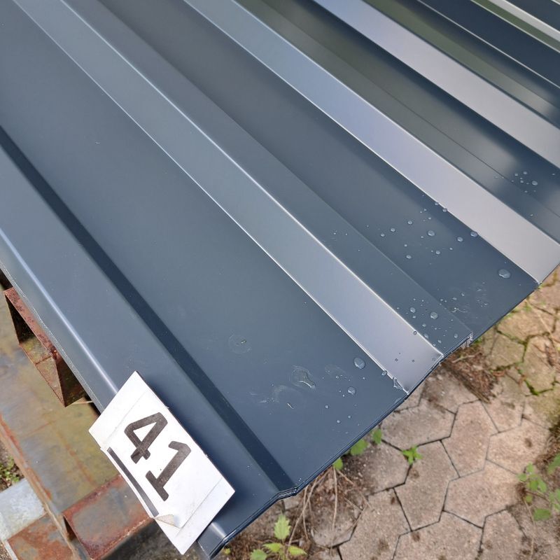Trapezblech 35/207 | Dach | 16 Stück | 2,50 m Länge | Anthrazitgrau ( RAL 7016 ) 1 Trapezblech 35/207 | Dach | 16 Stück | 2,50 m Länge | Anthrazitgrau ( RAL 7016 )