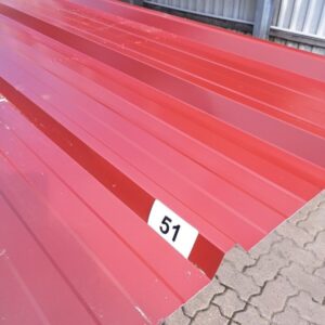 Trapezblech 45/333 | Dach | 5 Stück | 6,80 m Länge | Rotbraun ( RAL 8012 )