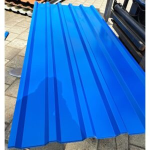 Trapezblech 35/207 | Dach | 2,50 m Länge | Enzianblau ( RAL 5010 )
