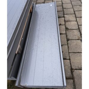 Trapezblech Stehfalzoptik 33/500 | 1,75 m Länge | Graualuminium ( RAL 9007 )
