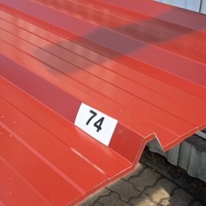 Trapezblech 45/333 | Dach | 10 Stück | 2,40 m Länge | Rotbraun ( RAL 8012 )