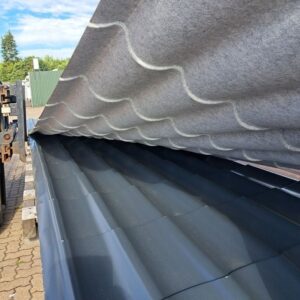Pfannenblech Typ 2 | Aluminium | Anti-Tropf 1000 g/m² | 3 Stück | 6,00 m Länge | Anthrazitgrau ( RAL 7016 )