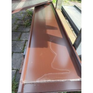 Trapezblech Stehfalzoptik 33/500 | 2,50 m Länge | Schokoladenbraun ( RAL 8017 )